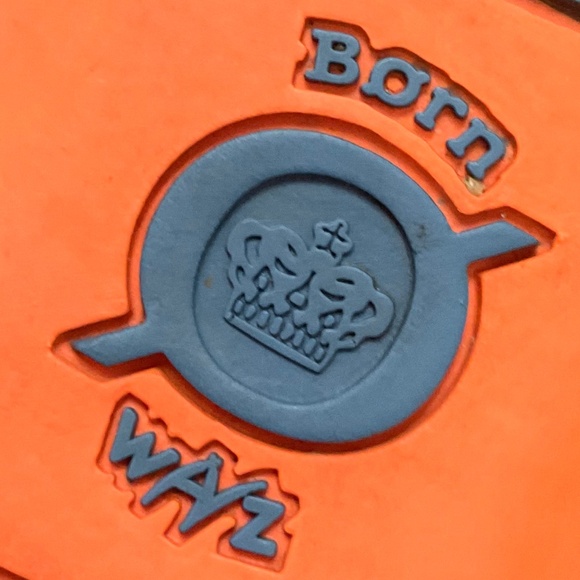 Born Wayz / Børn Men’s Leather Moc-Toe Casual Size 10 M Multi-Tone Red/Tan/Cream - Picture 15 of 16